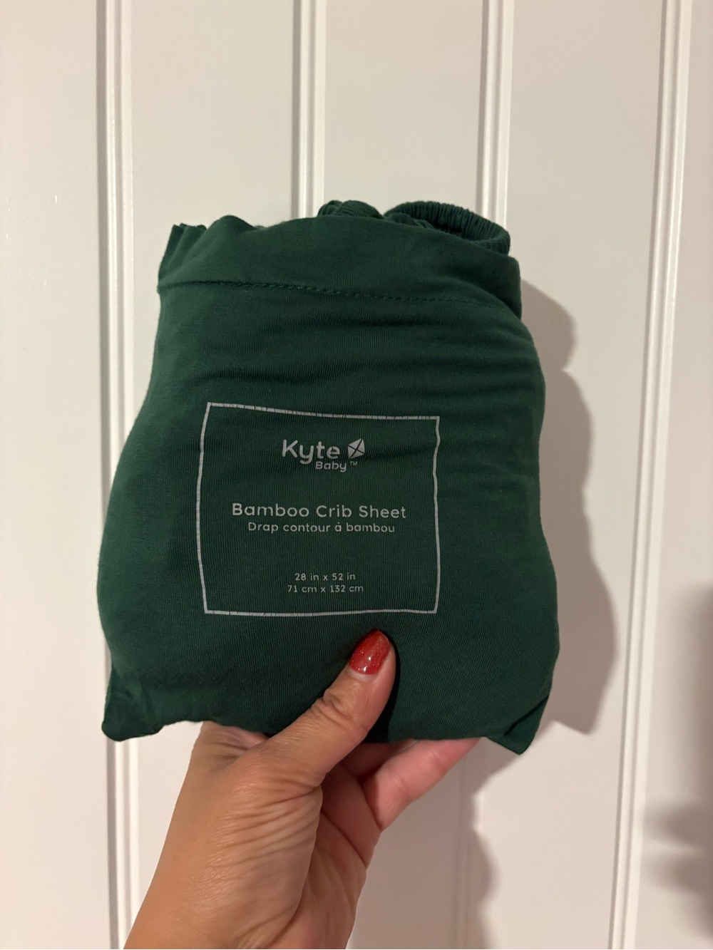 Kyte BABY Bamboo Crib Sheet in Emerald